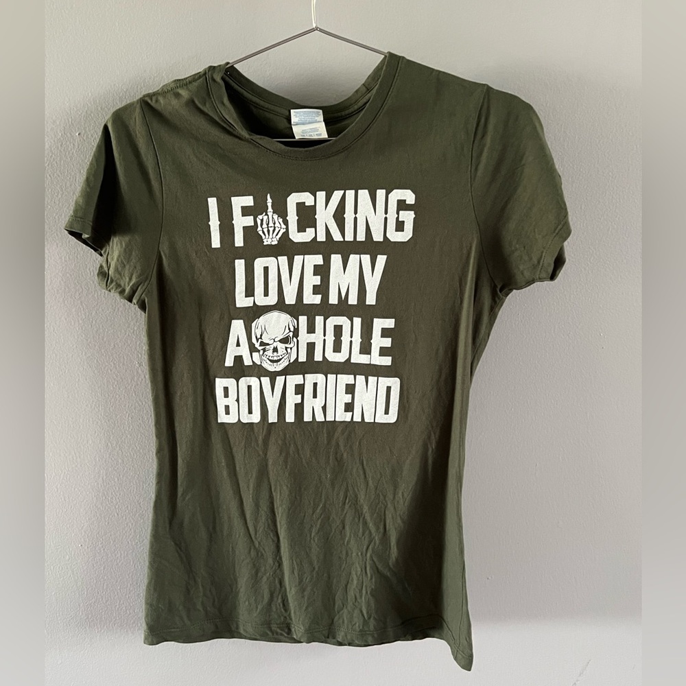 Graphic Olive Green T-Shirt